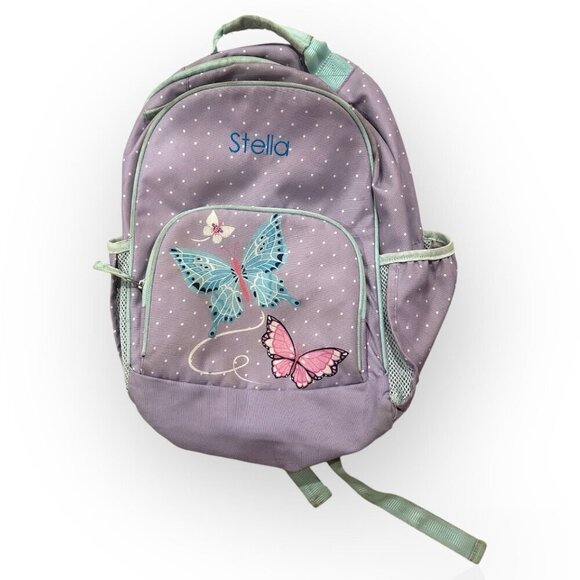 Butterfly Design Light-Up Backpack With Personalized Name "Stella" - Well Used - Picture 14 of 16
